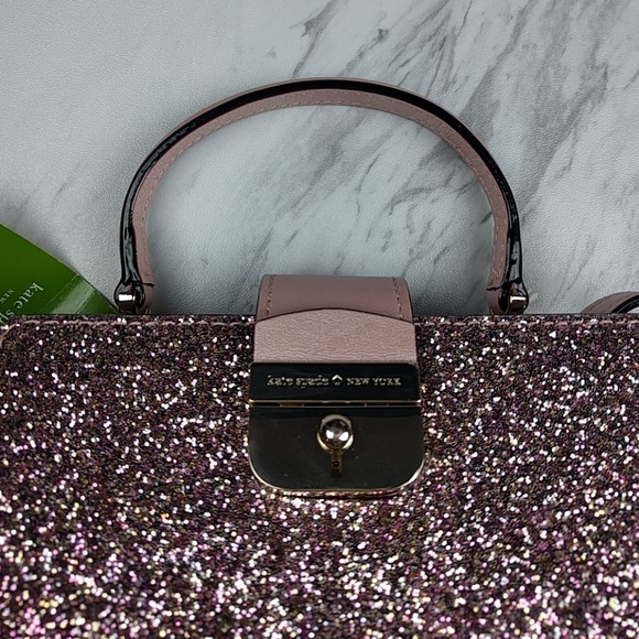 Kate Spade Mini Kirin Rose Gold Top Handle Purse - Picture 3 of 7